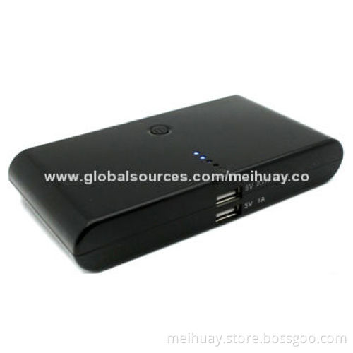 Dual USB 12,000mAh Power Banks for Mobile and Tablet PC